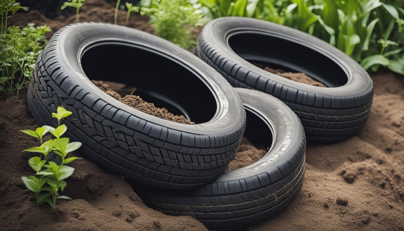 Tire Planters for Gardening