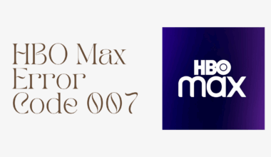 HBO Max Error Code 007