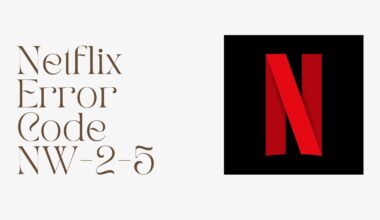 Netflix Error Code NW 2 5