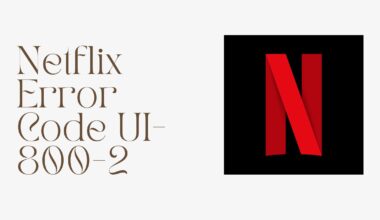 Netflix Error Code UI 800 2